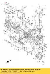 Here you can order the screw,throttle from Suzuki, with part number 1360547070: