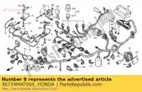 30734MAT000, Honda, cordon, haute tension (4) honda cbr super blackbird xx cb x11 sf cbr1100xx cb1100sf 1100 , Nouveau