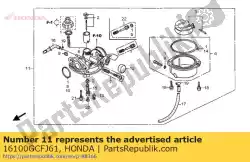 carburateur van Honda, met onderdeel nummer 16100GCFJ61, bestel je hier online:
