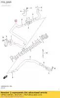 1846118K00, Suzuki, hose, 2nd air valve front suzuki  650 2017 2018, New