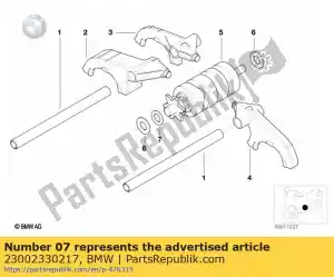 bmw 23002330217 wsparcie - 12x20x1,5 - Dół