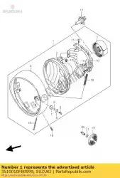 Aquí puede pedir conjunto de faros de Suzuki , con el número de pieza 3510010FB0999: