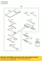 921101110, Kawasaki, chiave per utensili en450-a1 kawasaki en er estrella gpz kx ltd 250 450 500 1985 1986 1987 1988 1989 1990 1992 1994 1995 1996 1997 1998 1999 2000 2001 2002 2003 2004 2005, Nuovo