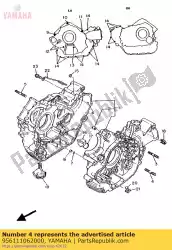 bout, tapeind (42x) van Yamaha, met onderdeel nummer 956111062000, bestel je hier online: