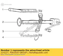 Tutaj możesz zamówić klucz nasadowy od Piaggio Group , z numerem części 214227: