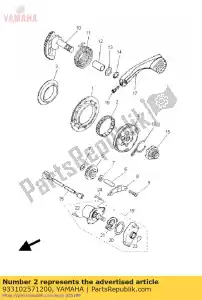 yamaha 933102571200 llevando - Lado inferior