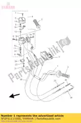 Here you can order the handlebar from Yamaha, with part number 5FUF61111000: