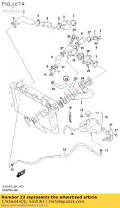 suzuki 1785644H00 conector de mangueira - Lado inferior