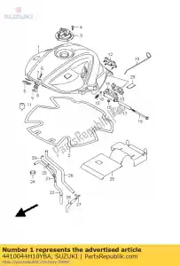 Suzuki 4410044H10YBA conjunto do tanque, combustível - Lado inferior