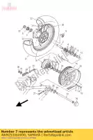 4WM253660000, Yamaha, embrayage, moyeu yamaha xv 1600 1900 1999 2000 2001 2002 2006 2007 2008 2009 2011 2012 2013, Nouveau