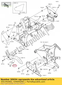 kawasaki 350340082 wzmocni? vn900b6f - Dół