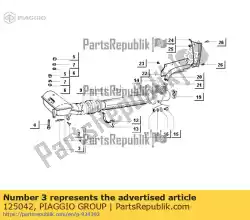 Aquí puede pedir primavera de Piaggio Group , con el número de pieza 125042: