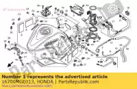 16700MGE013, Honda, gruppo pompa., carburante honda vfr vfrfa vfrfda vfrf vfrfd 1200, Nuovo