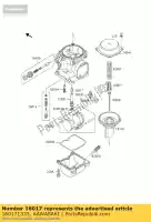 160171335, Kawasaki, agulha a jato zl600-b1 kawasaki eliminator 600 1995, Novo