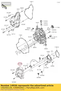 kawasaki 140260128 01 afdekketting - Onderkant