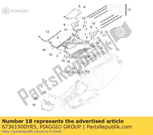 Piaggio Group 67361900YR5 deckel f. inspektion zun - Bottom side