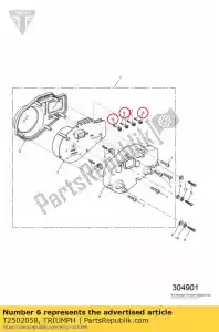 triumph T2502058 lamp - Onderkant