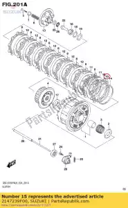 suzuki 2147239F00 podk?adka, sprz?g?o str - Dół