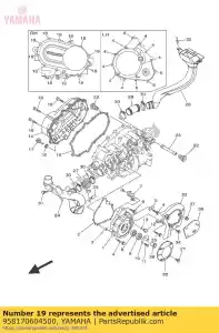 yamaha 958170604500 boulon, bride - La partie au fond