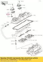 921531779, Kawasaki, boulon, douille, 6x22,5 zx600p7f kawasaki  gtr klz kx tr z zx 450 600 636 900 1000 1400 2007 2008 2009 2010 2011 2012 2013 2014 2015 2016 2017 2018 2019 2020 2021, Nouveau