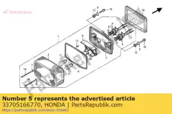 Qui puoi ordinare cavo comp., fanale posteriore da Honda , con numero parte 33705166770: