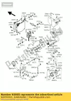 92055051, Kawasaki, Junta tórica, 20 mm kawasaki zxr  l h ke a zx400 r m j ke125 ke100 zxr400 400 100 125 , Nuevo