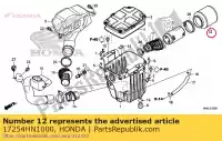 17254HN1000, Honda, élément, filtre à air honda  trx 400 420 500 520 650 2000 2001 2002 2003 2004 2005 2006 2007 2008 2012 2017 2018 2019 2020, Nouveau