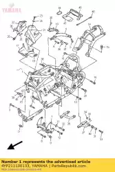 Here you can order the frame comp. From Yamaha, with part number 4YP211100133: