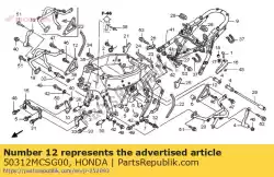 Aquí puede pedir plato, rr. Suspensión del motor de Honda , con el número de pieza 50312MCSG00: