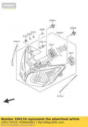 Here you can order the socket from Kawasaki, with part number 23017S010: