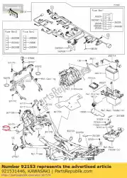 Aquí puede pedir perno, casquillo, 6x14 er650a6s de Kawasaki , con el número de pieza 921531446: