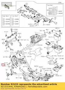 kawasaki 921531446 bolt,socket,6x14 er650a6s - Bottom side