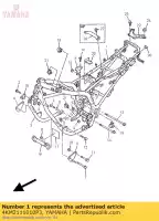 4KM2111010P3, Yamaha, cadre comp. yamaha xj xjs diversion 900, Nouveau