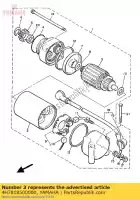 4H7818500000, Yamaha, montagem de armadura yamaha sr xj 250 900 1986 1987 1989 1990 1991 1992 1996, Novo