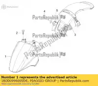 1B000996000DE, Piaggio Group, przedni b?otnik     , Nowy