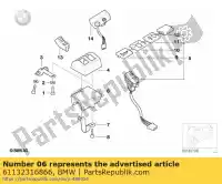 61132316866, BMW, switch housing, bottom part bmw  1100 1995 1996 1997 1998 1999 2000 2001, New