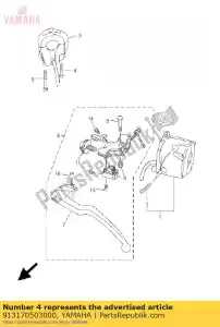 yamaha 913170503000 bullone, presa - Il fondo