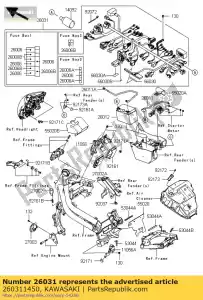 kawasaki 260311450 szelki g?ówne er650fcf - Dół