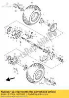 6444143F00, Suzuki, leva, freno trasero suzuki lt a50 quadmaster quadsport 50 , Nuevo