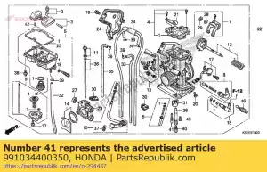 honda 991034400350 jet, langzaam, # 35 - Onderkant