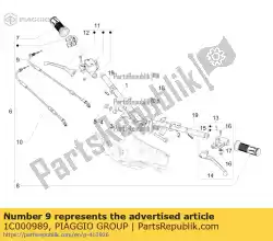 Here you can order the gaszug ? Fnen from Piaggio Group, with part number 1C000989: