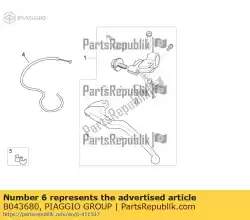 Qui puoi ordinare boccola di guida da Piaggio Group , con numero parte B043680: