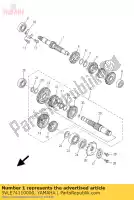 5VLE74110000, Yamaha, Axle, main yamaha xt yb ybr 125 2005 2006 2007 2008 2009 2010 2012 2014, New