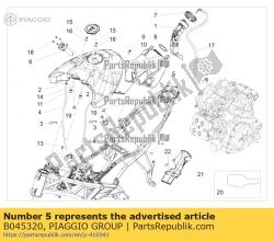 Aprilia B045320, Benzinetank, OEM: Aprilia B045320