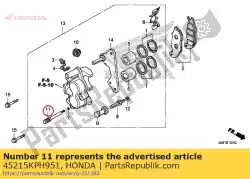 Qui puoi ordinare perno, gancio da Honda , con numero parte 45215KPH951: