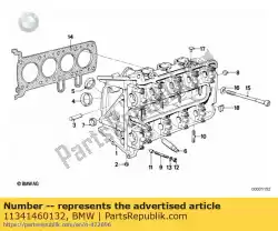 Here you can order the lower spring plate - +0,2 from BMW, with part number 11341460132: