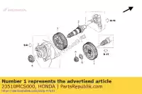 23510MCS000, Honda, réducteur, transmission finale (40t) honda st 1300 2002 2003 2004 2006 2007 2008 2009 2010, Nouveau