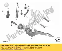 46717701944, BMW, bindkopschroef - m6x35 8,8 mk bmw  40 800 1000 2009 2010 2011 2012 2013 2014 2015 2016 2017 2018 2019 2020, Nieuw