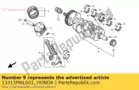 13313MAL601, Honda, Teniendo un cigüeñal (br honda cb hornet f cbr  s f2 rossi fr rr sport fs cbf sa n na cbr600f cb600f cb600f2 cbf600n cbf600na cbf600s cbf600sa 600 , Nuevo