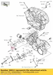 Tutaj możesz zamówić przewód-przewód kvf650-a1 od Kawasaki , z numerem części 260111755: